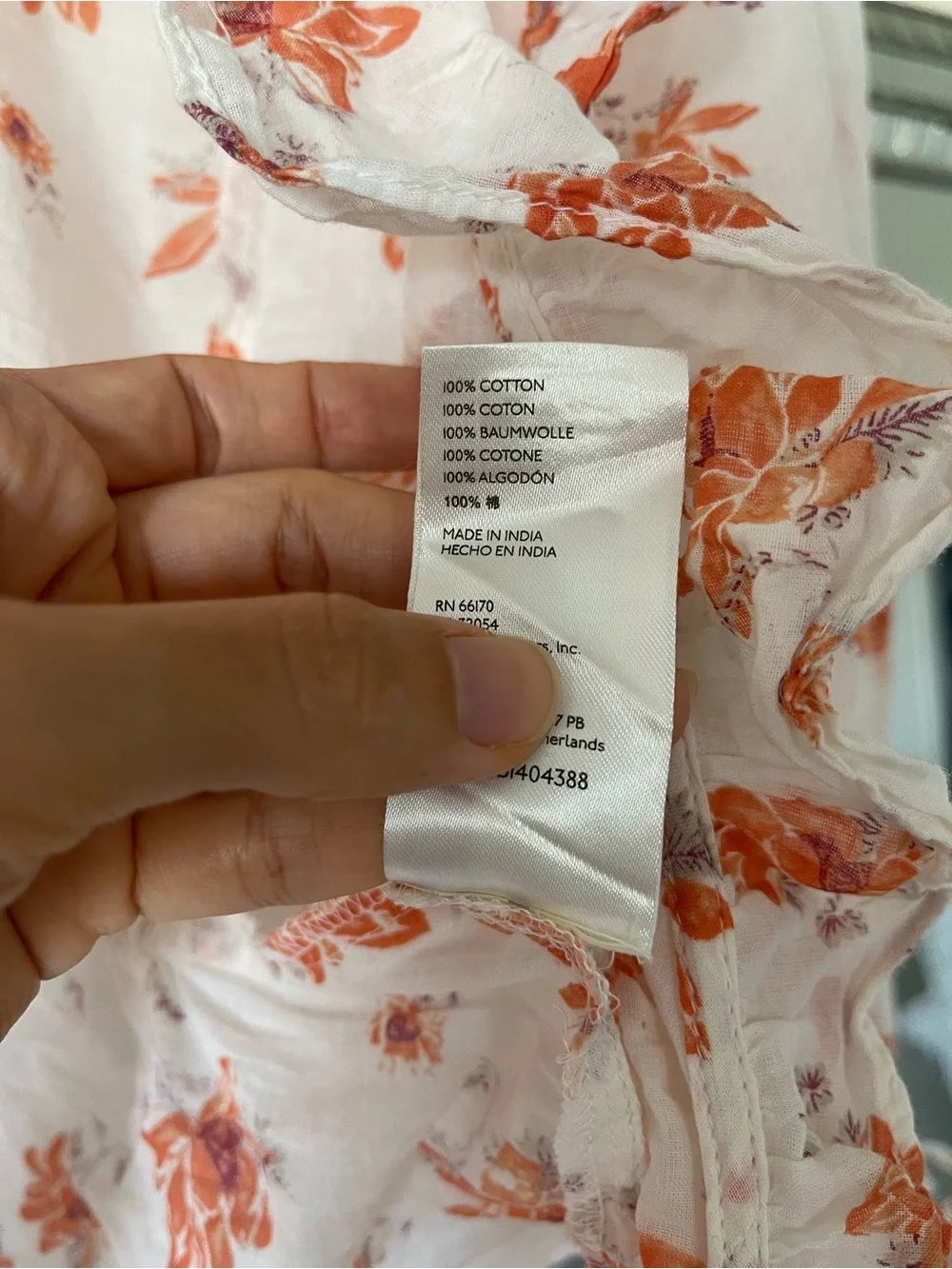 Free People Floral Ruffle Wrap Blouse